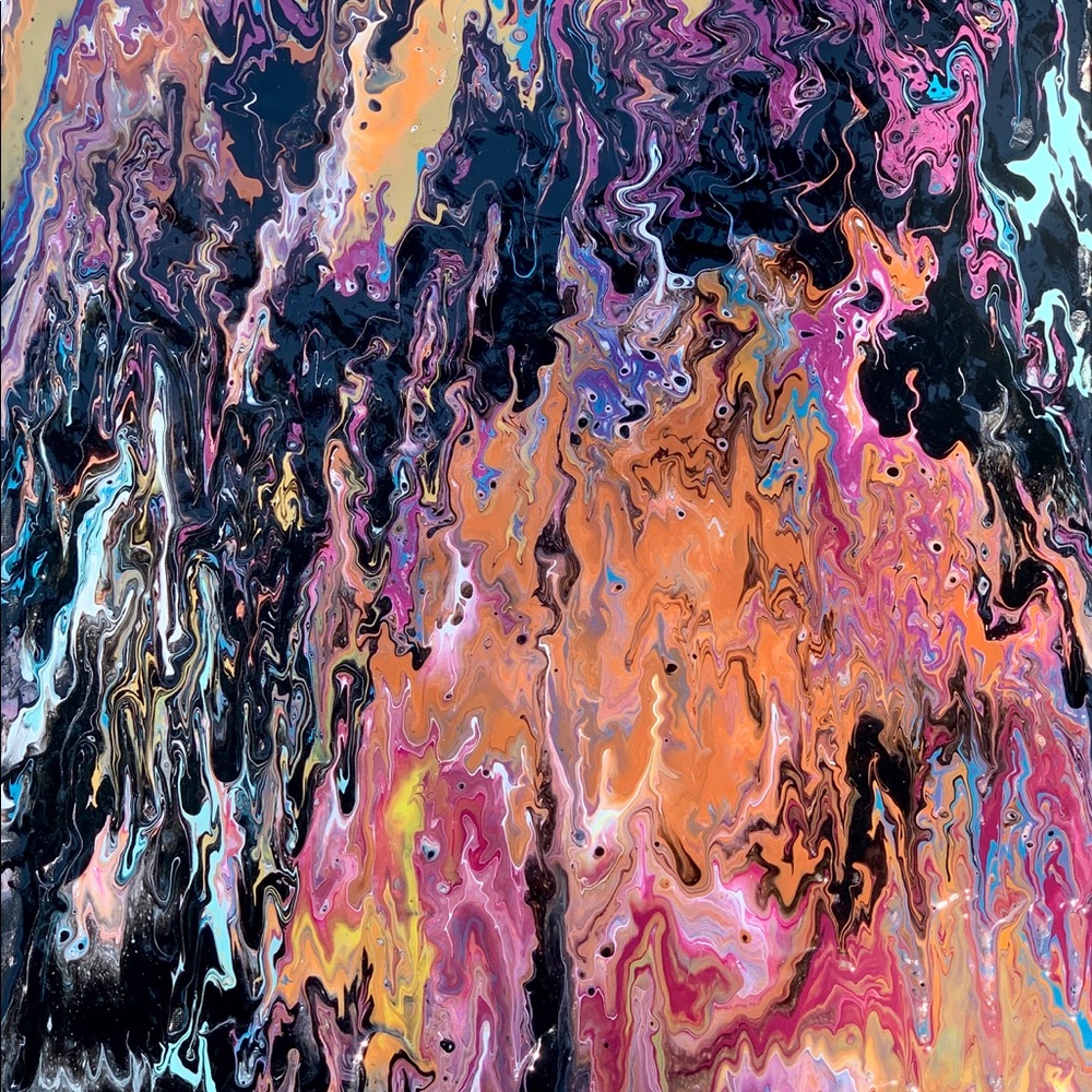 Acrylic painting 16 x 20 inches. Painted sides.